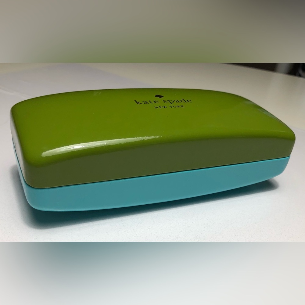 Kate Spade New York Blue and Green Sunglasses Case